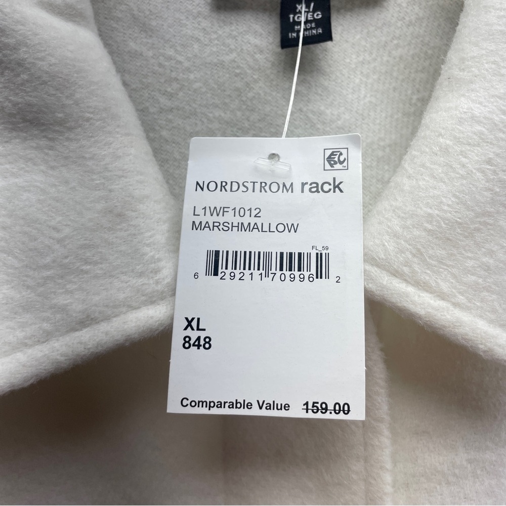 NWT Laundry By Shelli Segal Cream Snap Button Jacket Sz XL - Picture 6 of 10